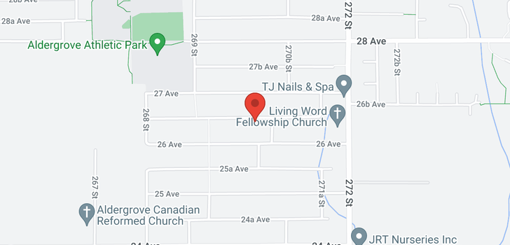 map of 27004 26A AVENUE
